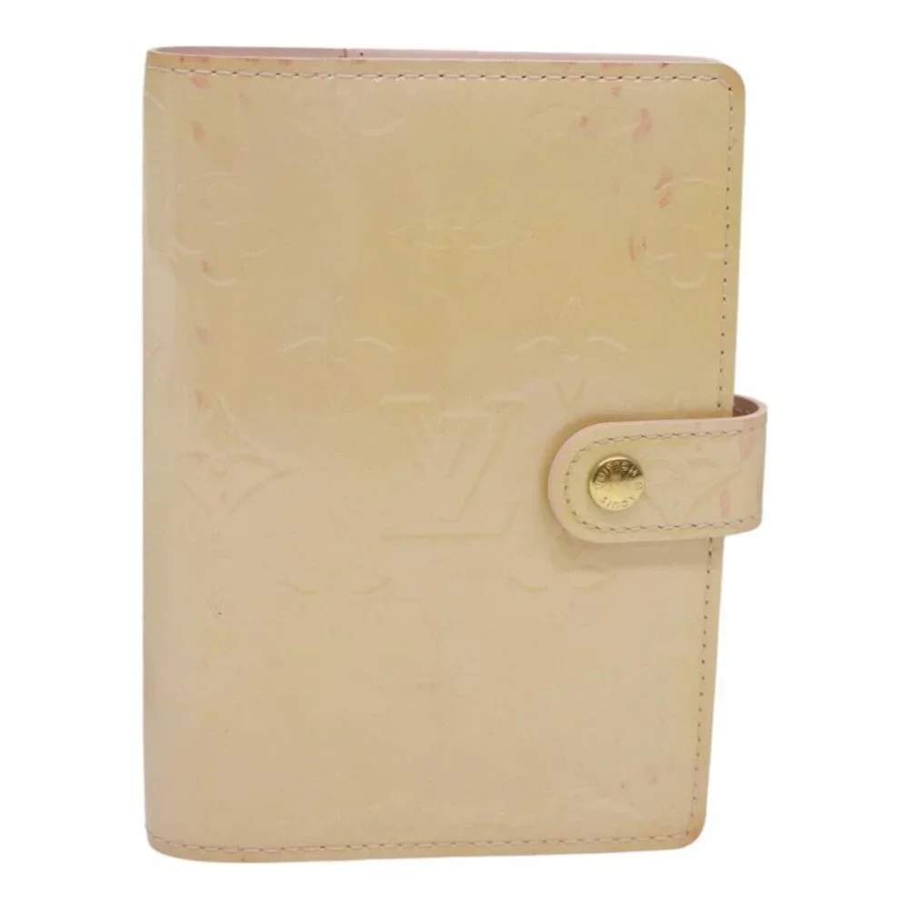LOUIS VUITTON Vernis Agenda PM Day Planner Cover Pink